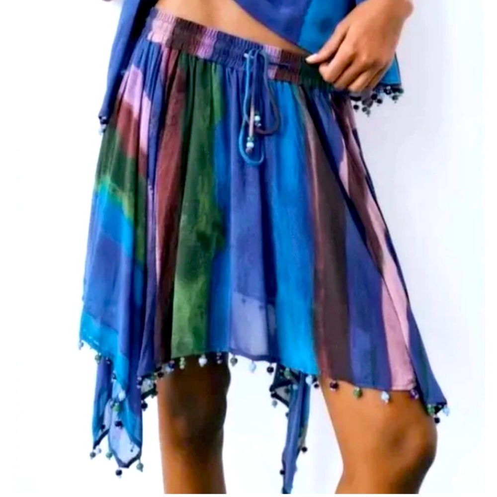 Zara Short Beaded Skirt NWT